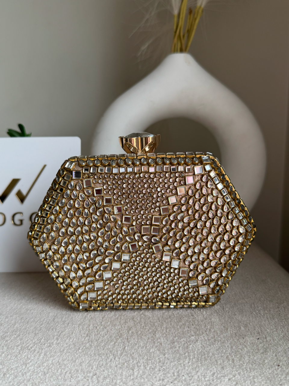 Kundan Diva Clutch Design 3
