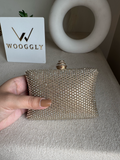 Ella Clutch - Dull Gold