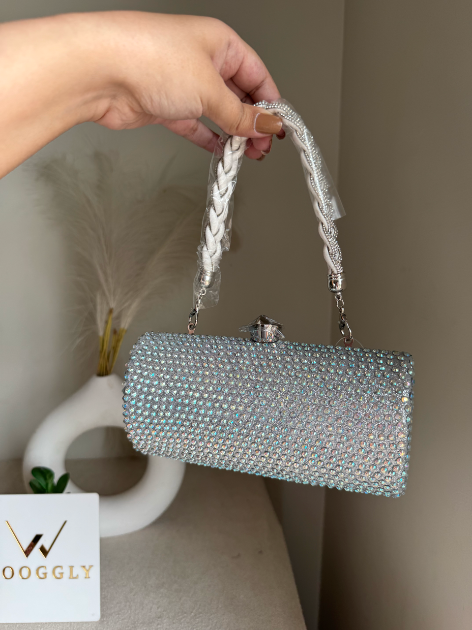 Royale Spark Clutch - Silver