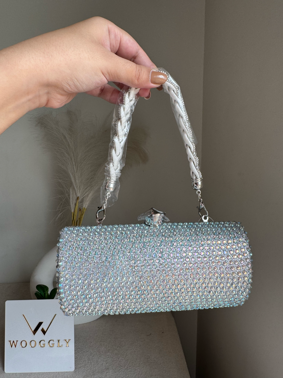 Royale Spark Clutch - Silver