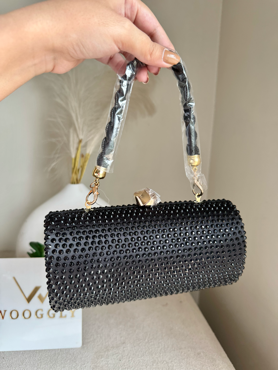 Royale Spark Clutch - Black