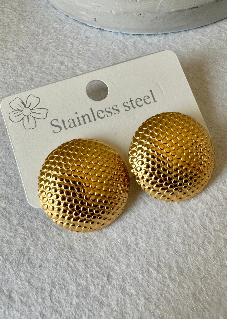 Tiara Earrings - 18K Gold Plated