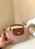 Longchamp Crossbody Bag with Strap - Small Pink (NO LOGO)