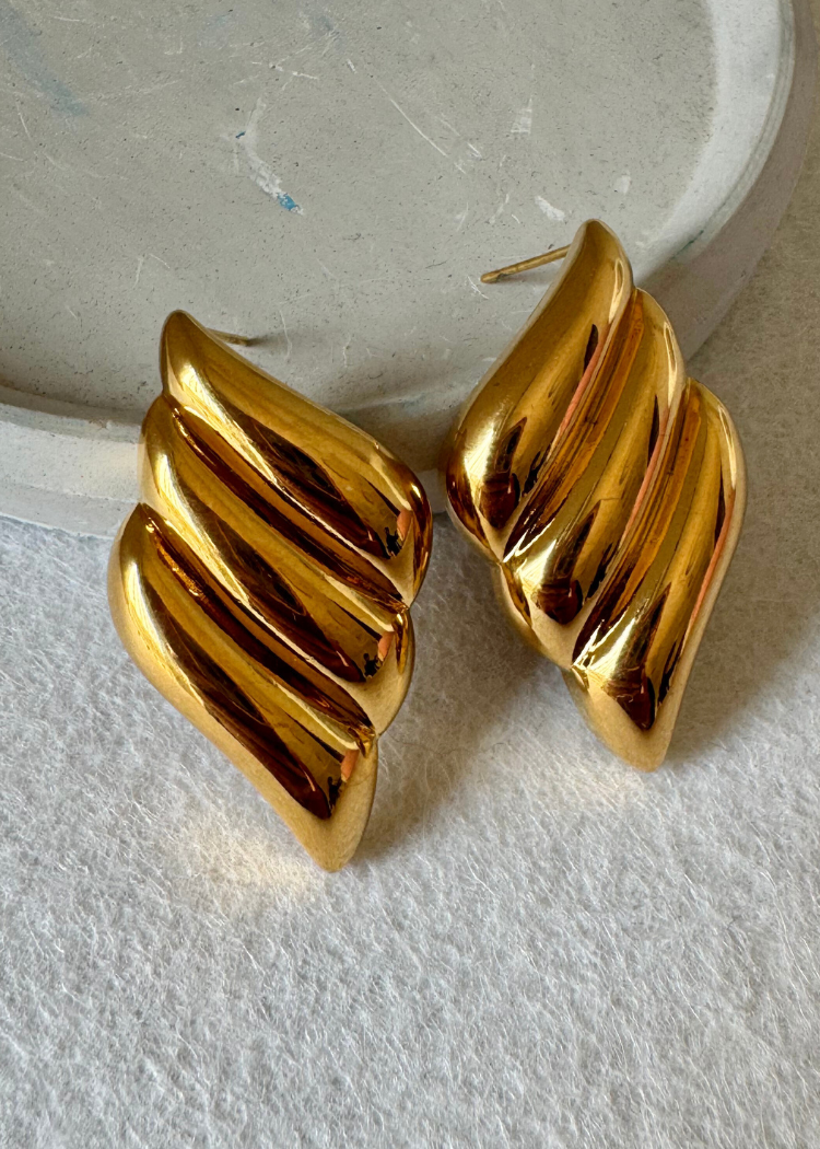 Elara Earrings - 18K Gold Plated