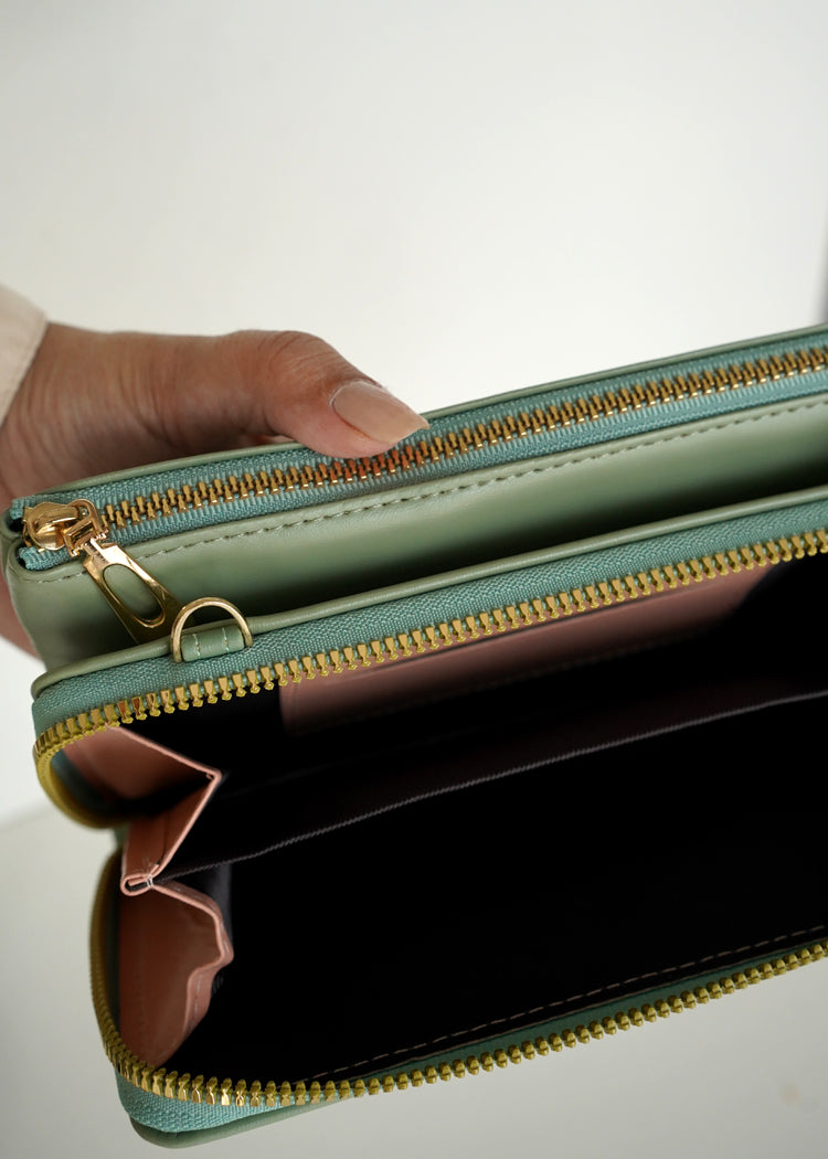 Multiway Wallet - Mint Green