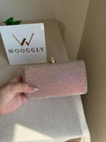 Dazzle Evening Clutch Rose Gold with Multi