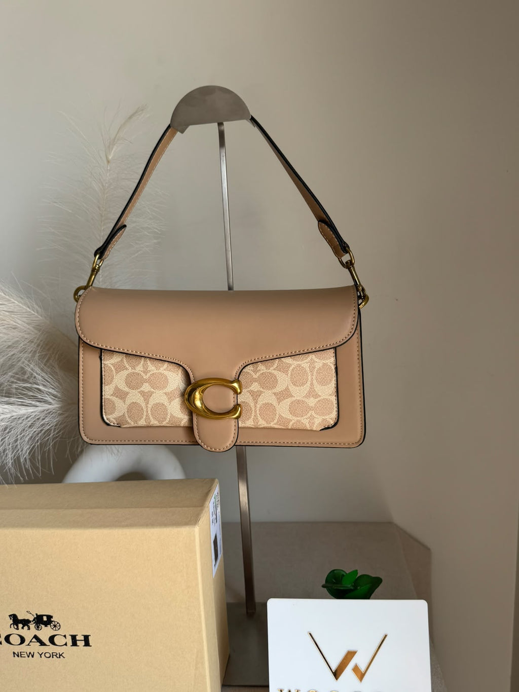 COACH TABBY 26 Khaaki Decent Quality-BOX PACKING