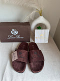 Loro Piana Comfy Slides - Ladies Brown