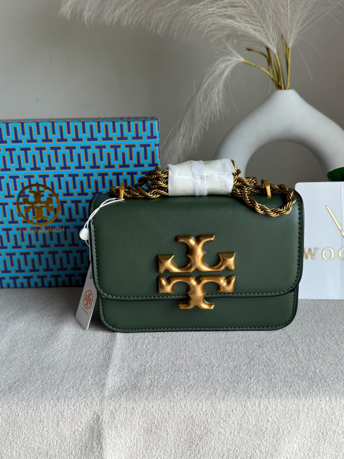 Tory Burch Eleanor Bag with Box Packing - Green