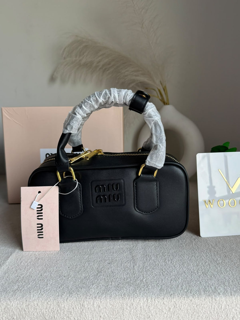 Viral MIU MIU Bag Premium Quality with Box Packing - Black