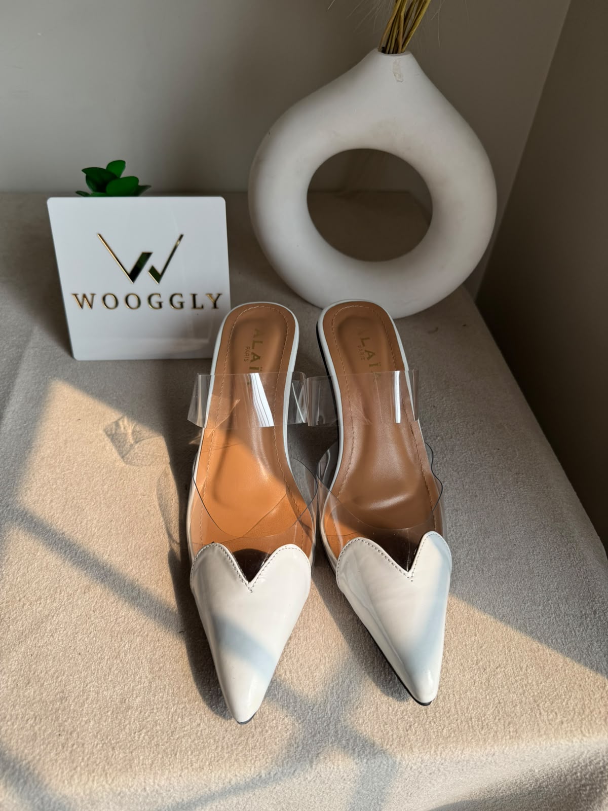 Alaia Paris Heels - White