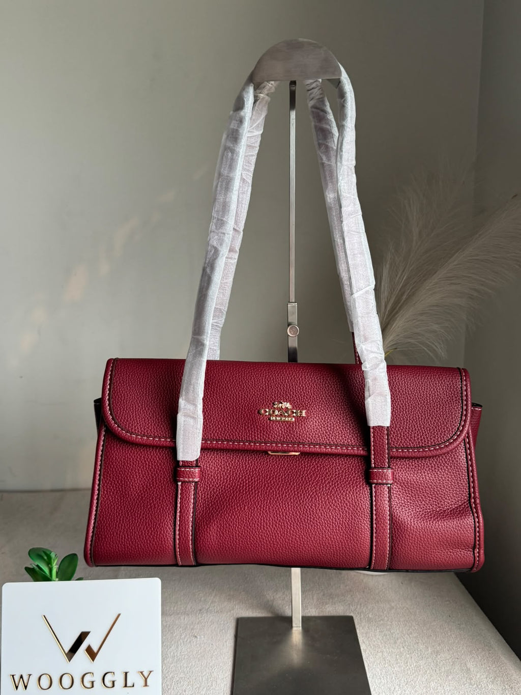 High Quality Coach Shoulder Bag - Maroon