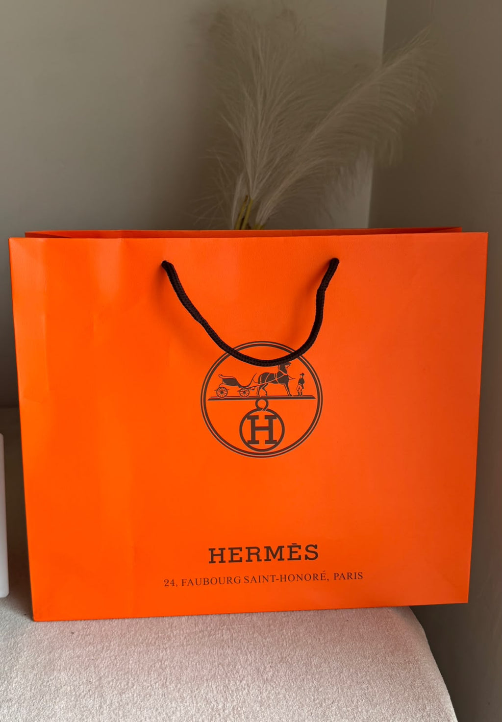 Gift Bag - Hermes - Medium (MUST ADD ON BOX/CARTON PACKING)