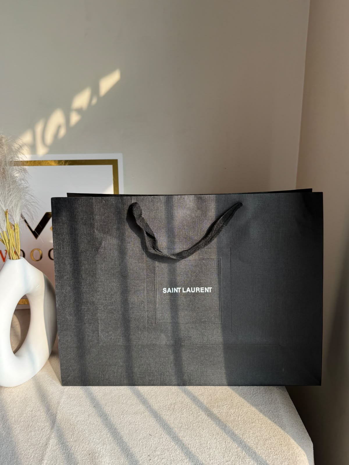 Gift Bag - Saint Laurent (High Quality) - Large (MUST ADD ON BOX/CARTON PACKING)