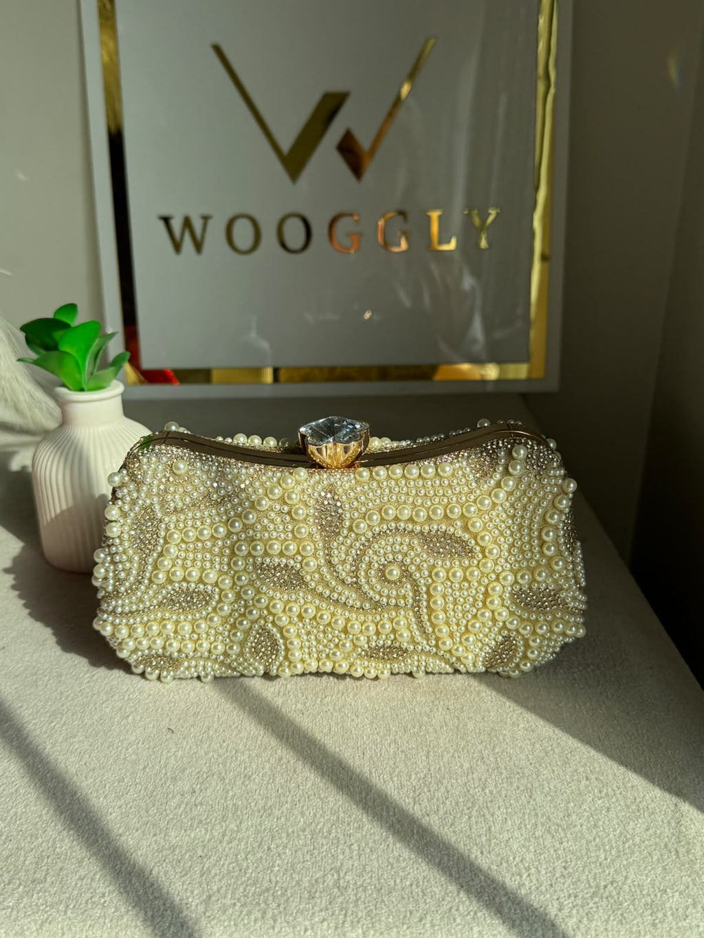 Vintage Pearl Clutch