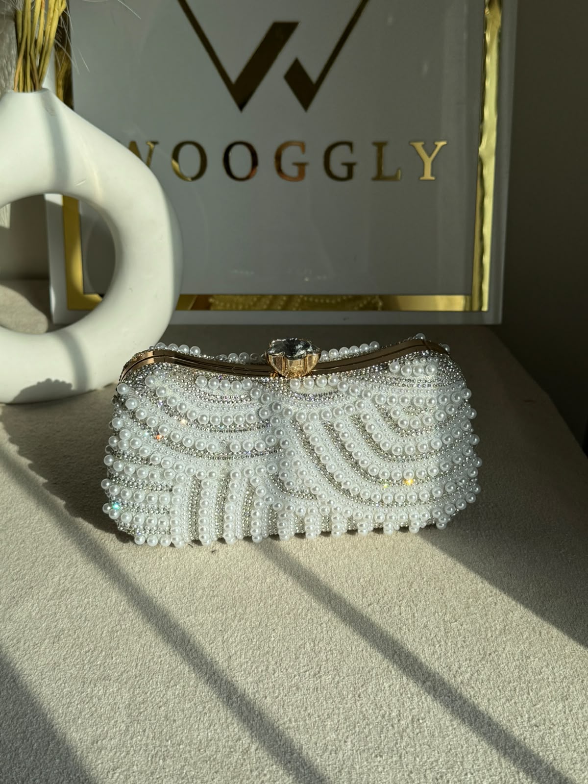 Glitz & Glam Pearl Clutch