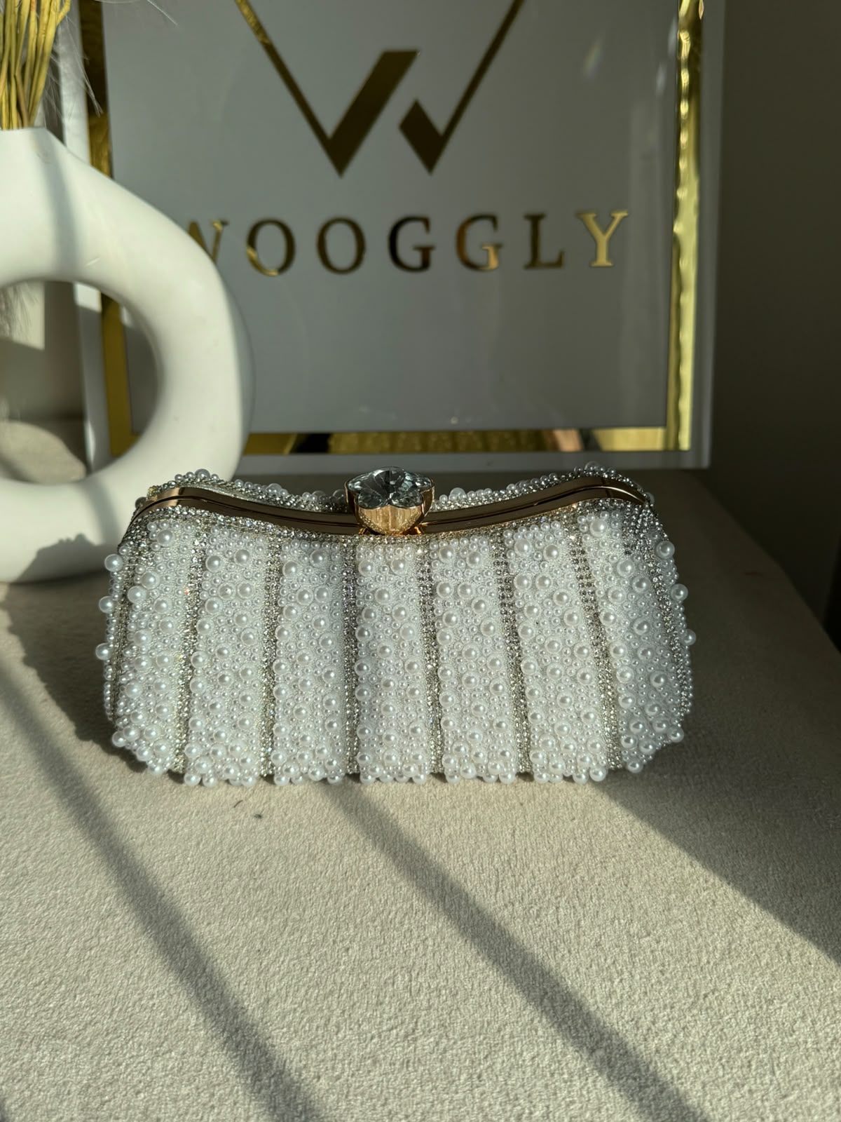 Royal Heritage Pearl Clutch