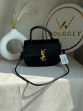 Grand Aura Top-Handle Bag - Black