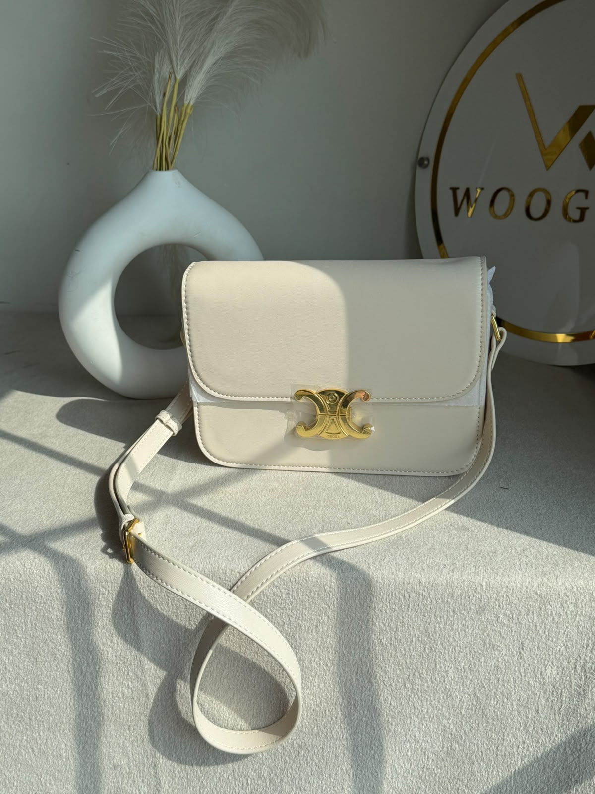 High Quality Celine Inspired Bag - White