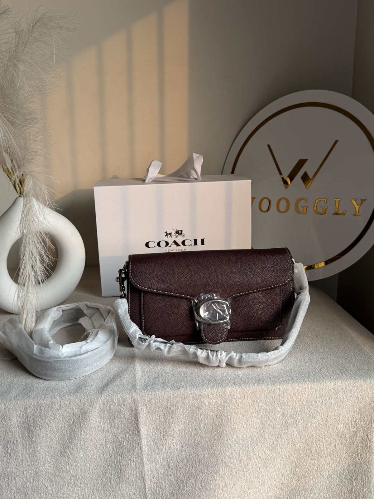 TABBY 26 EXTREMELY PREMIUM: LIMITED EDITION (MAPLE WITH SILVER HARDWARE)- MAGNETIC BOX PACKING
