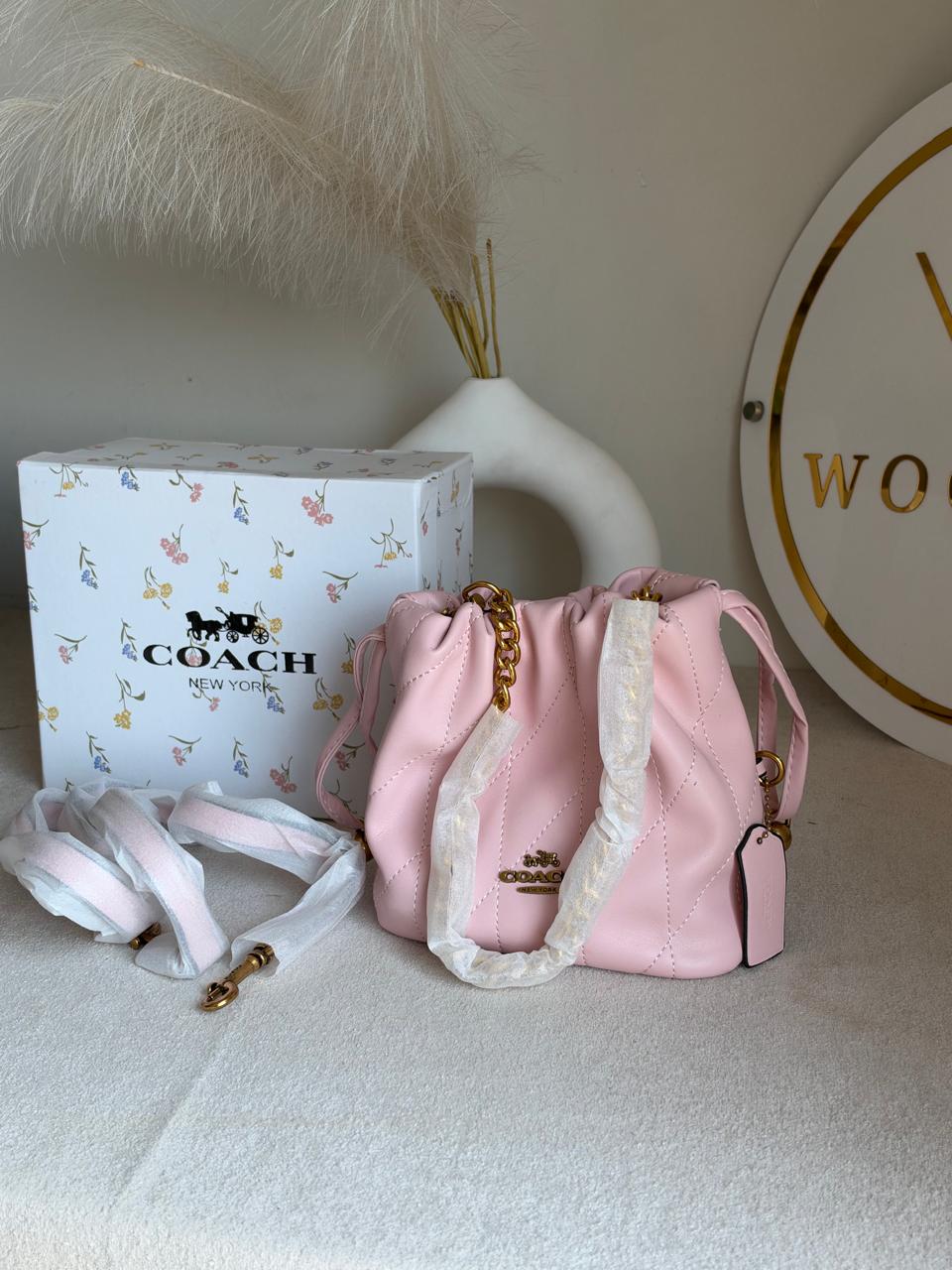 The Sovereign Bucket Bag with Box Packing - Pink