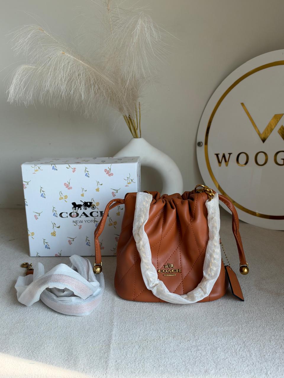 The Sovereign Bucket Bag with Box Packing - Brown
