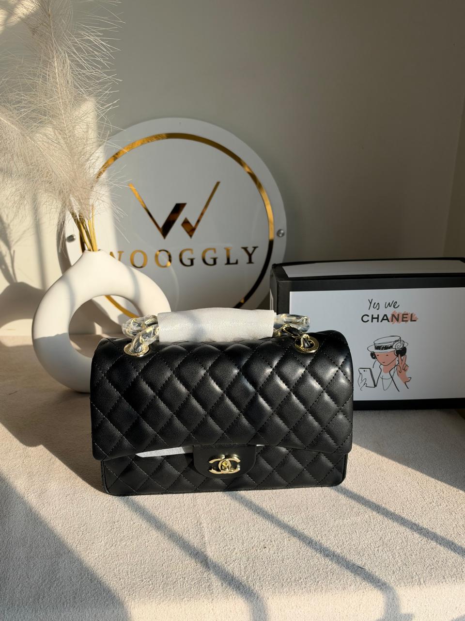 High Quality CH Shoulder bag With Box Packing - Black