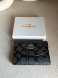 Signature Canvas Wallet - Black