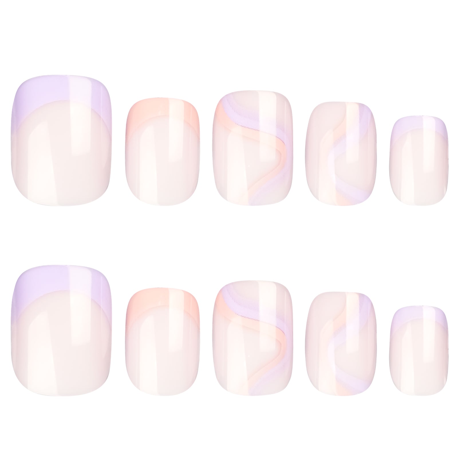 Dream Press On Nails - 24 Pieces Complete Kit