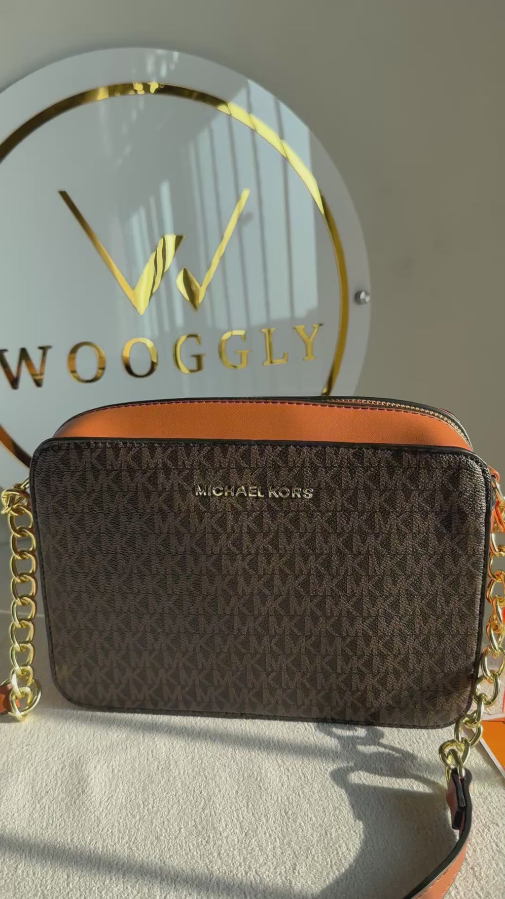 Premium Michael Kors Crossbody Bag (Brown)