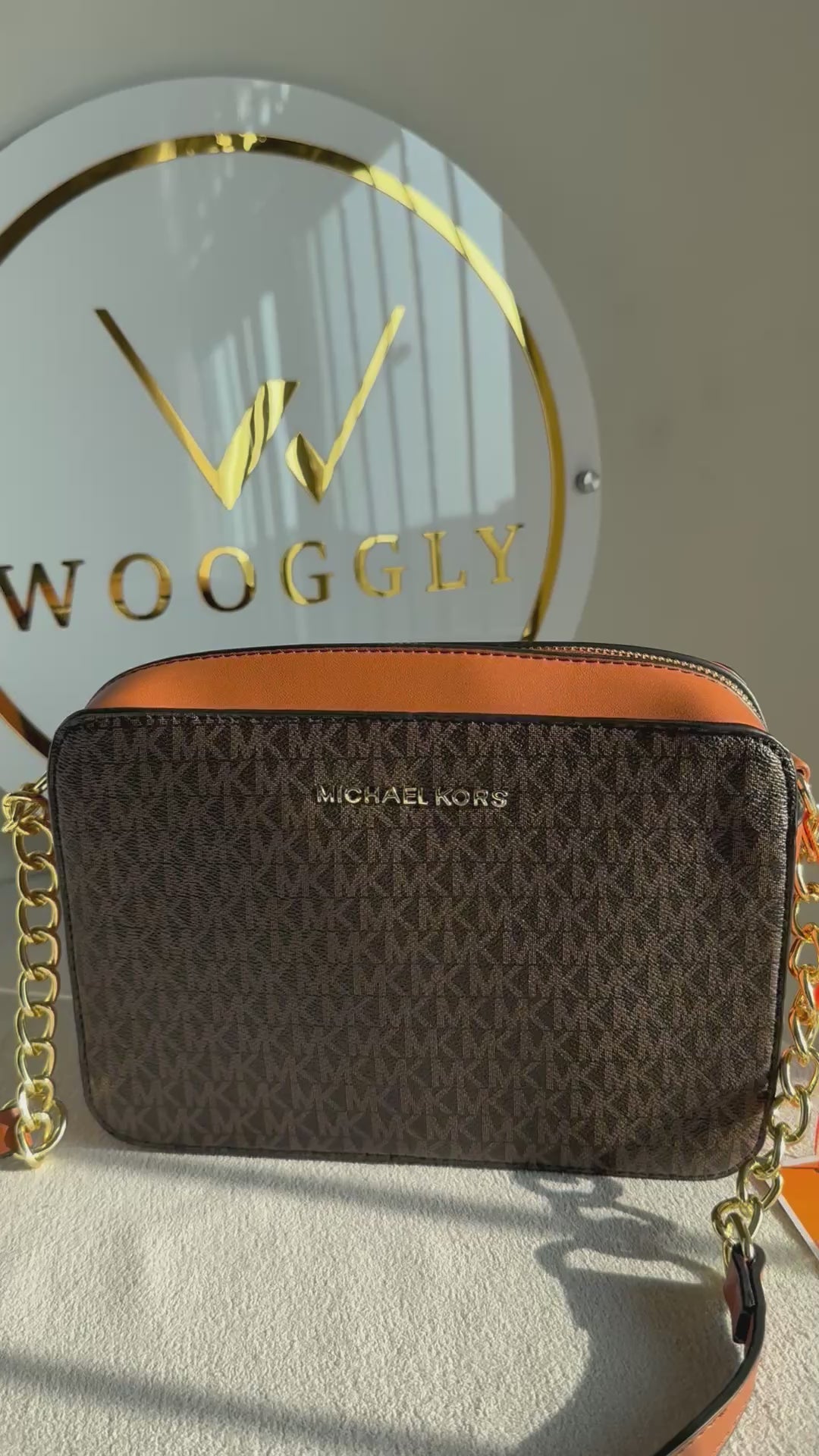 Premium Michael Kors Crossbody Bag (Brown)