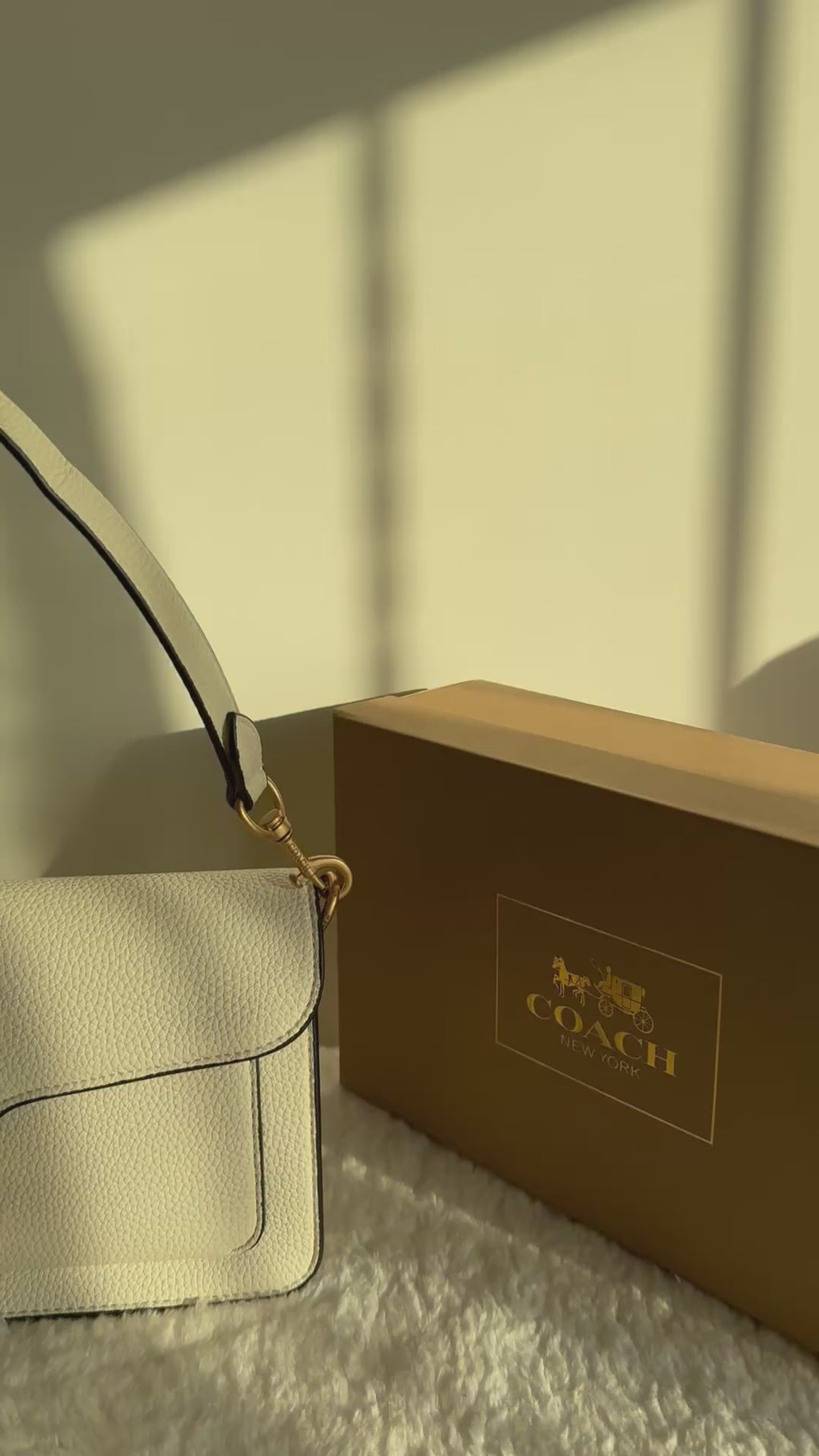 COACH TABBY PREMIUM (White) - BOX PACKING