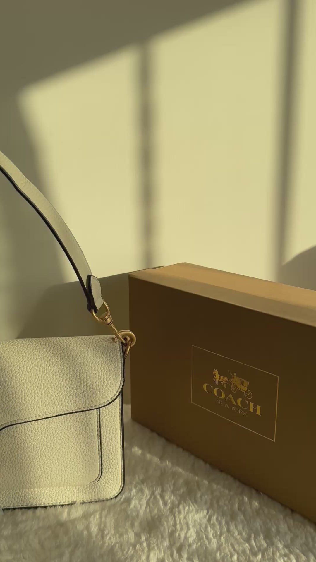 COACH TABBY PREMIUM (White) - BOX PACKING