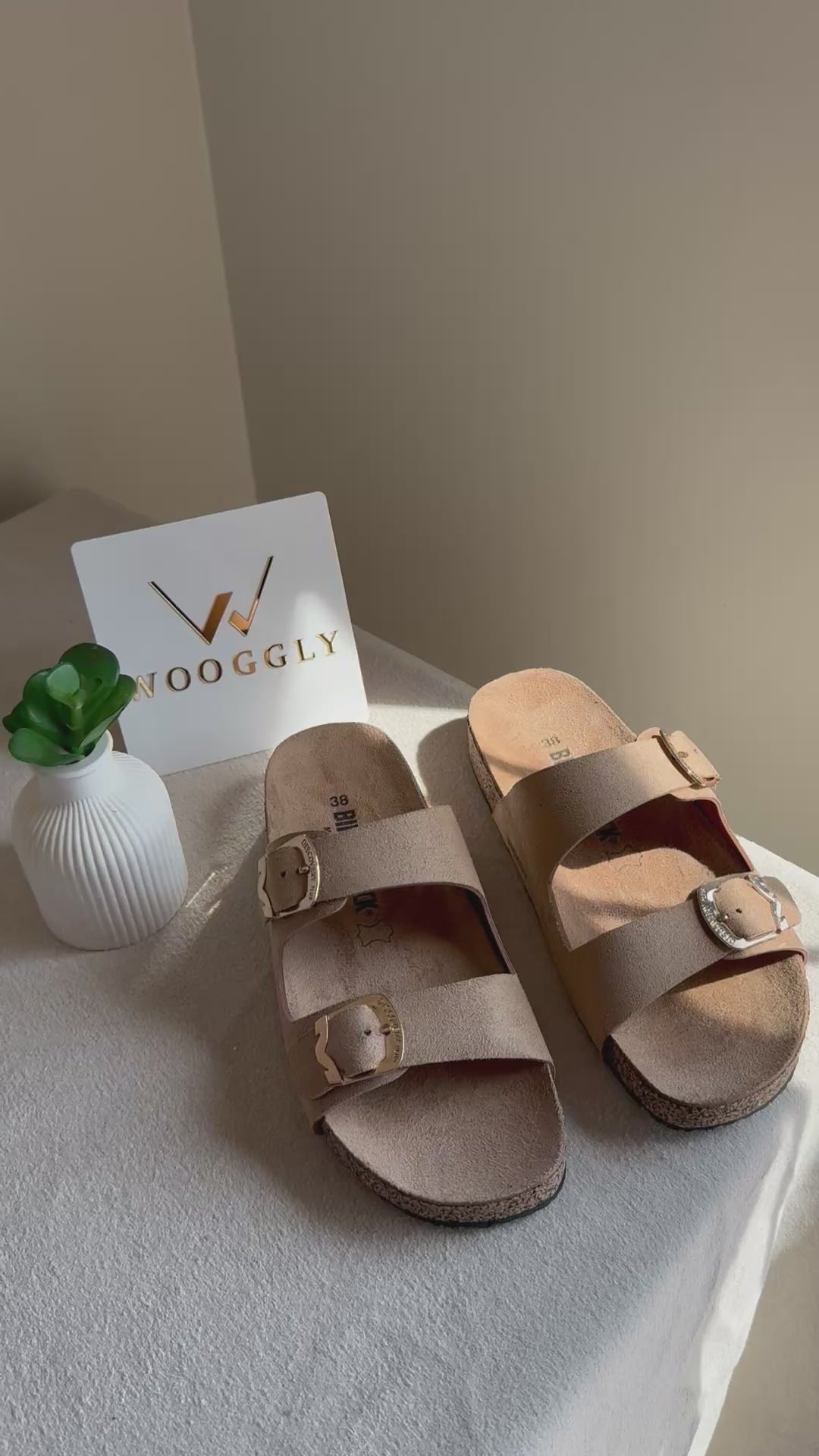 Viral Birkenstock Comfy Sandals - Suede Beige