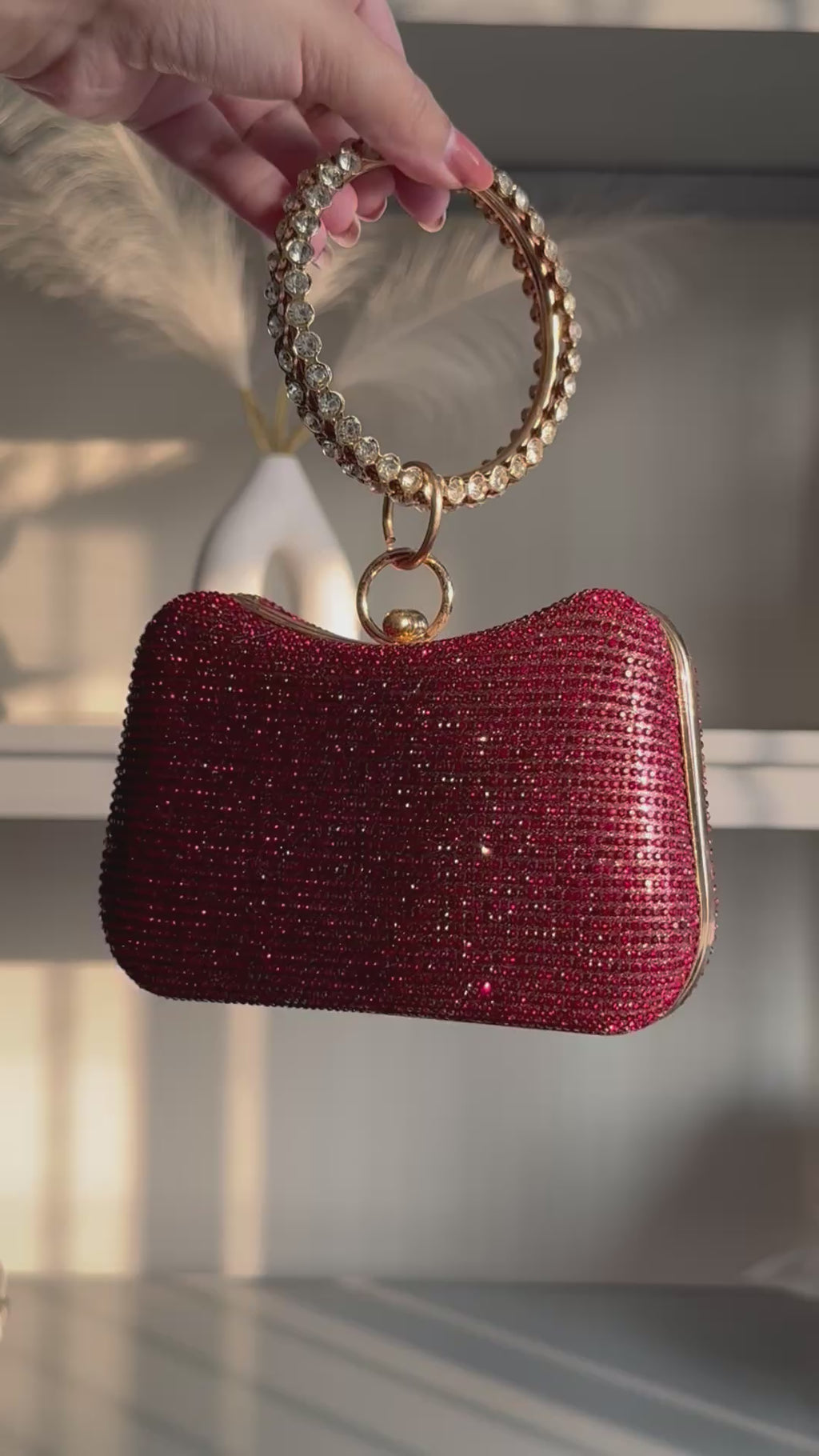 Signature Clutch - Red