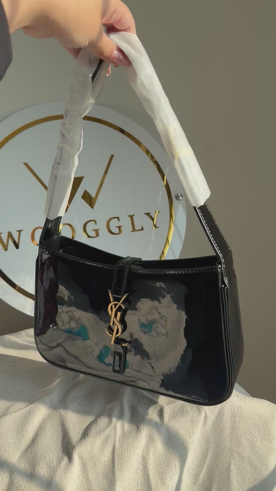 VIRAL YSL Shoulder Bag (Black) - Box Packing